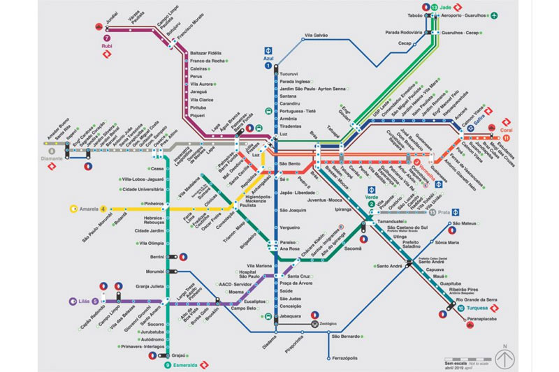Metro São Paulo Mapa