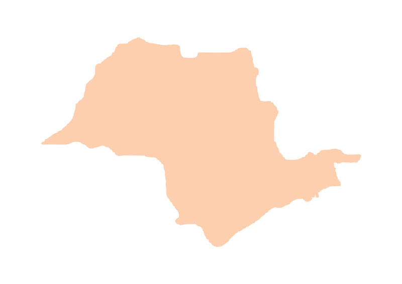 Mapa de São Paulo Desenho