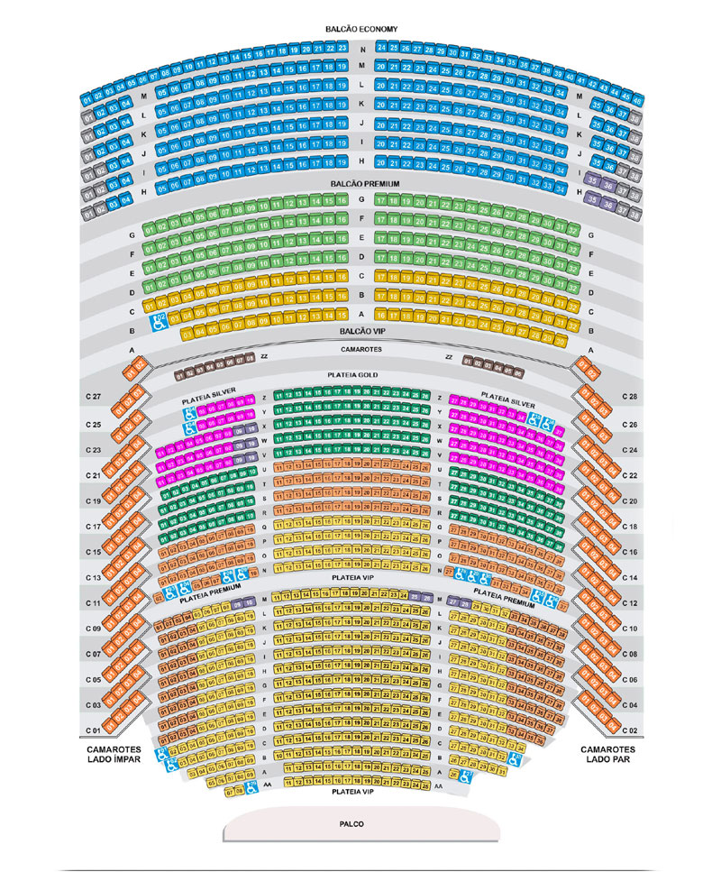 Teatro Renault SP Assentos