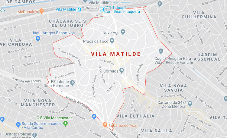 Bairro Vila Matilde SP