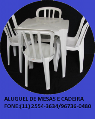 Aluguel de Mesas e Cadeiras em Guaianases - Encontra São Paulo