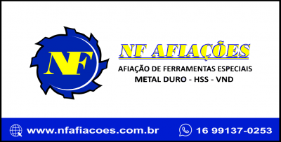 NF AFIAÇÕES - COM. E AFIAÇÃO DE FERRAMENTAS DE METAL DURO E HSS